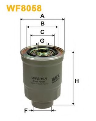 Топливный фильтр WIX FILTERS WF8058