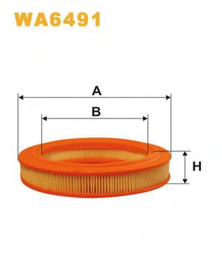 Воздушный фильтр WIX FILTERS WA6491