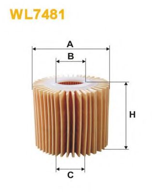 Масляный фильтр WIX FILTERS WL7481