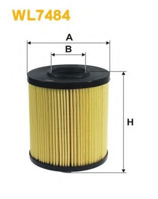 Масляный фильтр WIX FILTERS WL7484