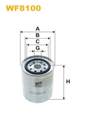 Топливный фильтр WIX FILTERS WF8100