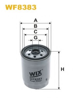 Топливный фильтр WIX FILTERS WF8383