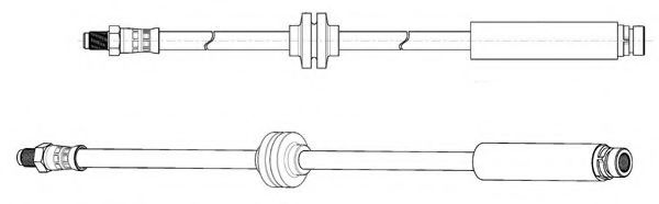 Тормозной шланг CEF 514558