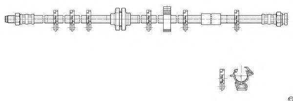 Тормозной шланг CEF 516991