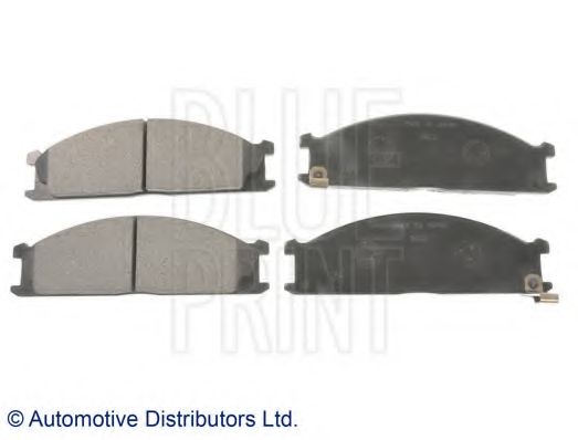 Комплект тормозных колодок, дисковый тормоз DJ PARTS BP1493
