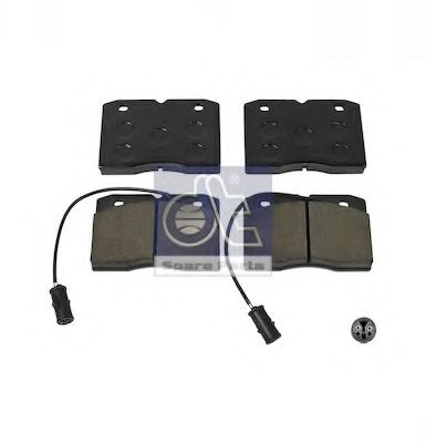 Комплект тормозных колодок, дисковый тормоз DT 7.92610