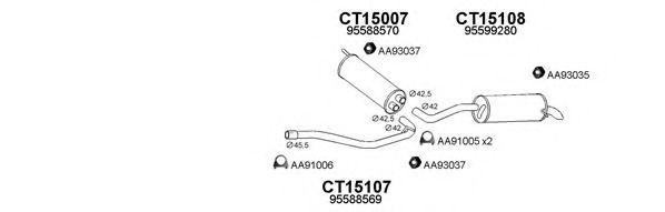 Система выпуска ОГ VENEPORTE 150400