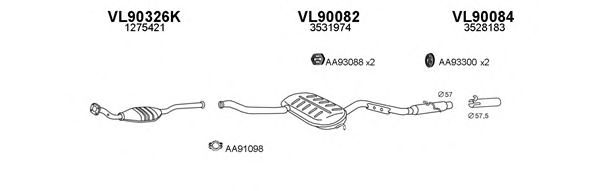 Система выпуска ОГ VENEPORTE 900167