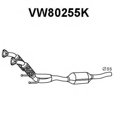 Катализатор VENEPORTE VW80255K