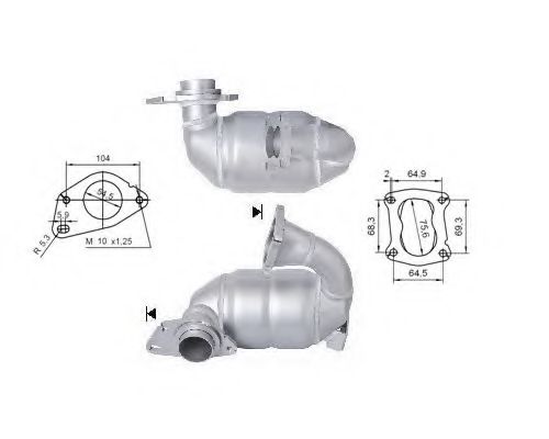 Катализатор MAGNAFLOW 66314D