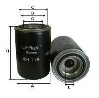 Гидрофильтр, регулировка дорожного просвета UNIFLUX FILTERS XH118
