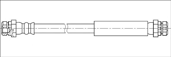 Тормозной шланг WOKING G1900.85