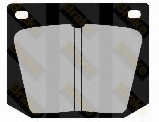 Комплект тормозных колодок, дисковый тормоз Brake ENGINEERING PA217