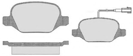Комплект тормозных колодок, дисковый тормоз RAICAM 7002
