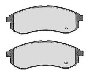 Комплект тормозных колодок, дисковый тормоз RAICAM 8810