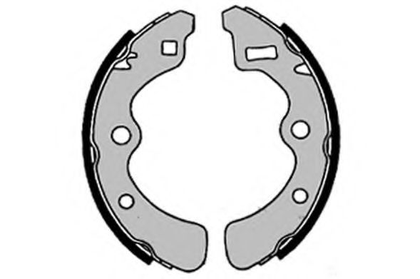 Комплект тормозных колодок DELPHI 1240