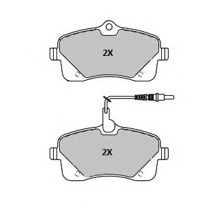 Комплект тормозных колодок, дисковый тормоз FREMAX FBP-1860