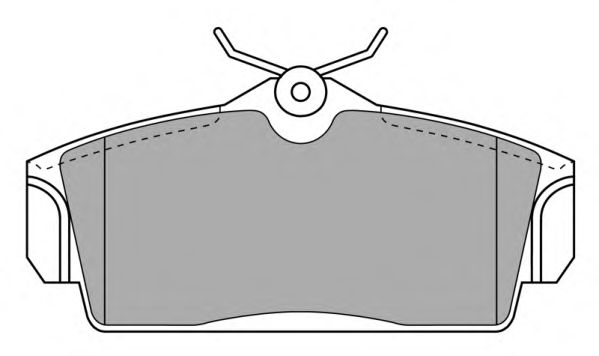 Комплект тормозных колодок, дисковый тормоз FREMAX FBP-1542
