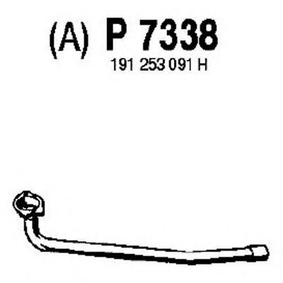 Труба выхлопного газа FENNO P7338