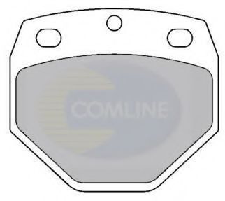 Комплект тормозных колодок, дисковый тормоз COMLINE CBP9006/8