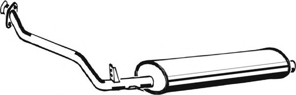 Предглушитель выхлопных газов ASMET 02.017