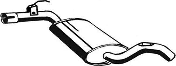 Средний глушитель выхлопных газов ASMET 03070