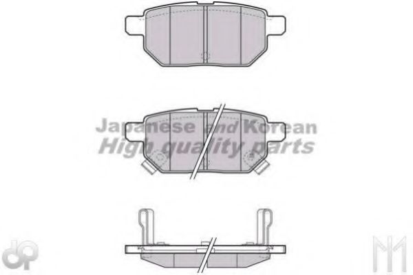 Комплект тормозных колодок, дисковый тормоз ASHUKI 1083-4302