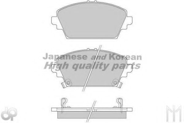 Комплект тормозных колодок, дисковый тормоз ASHUKI H026-09A