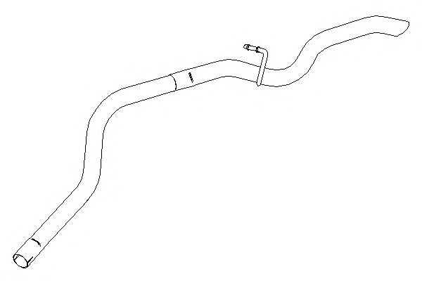 Труба выхлопного газа KLARIUS MZ519G