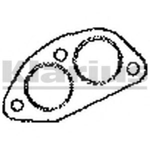 Прокладка, труба выхлопного газа KLARIUS 410132