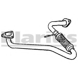 Труба выхлопного газа KLARIUS FE661L