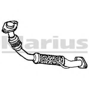 Труба выхлопного газа KLARIUS 110345