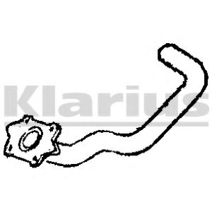 Труба выхлопного газа KLARIUS 130432