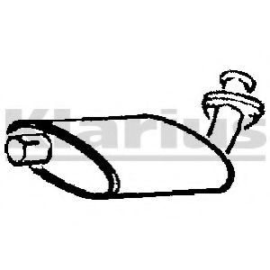 Средний глушитель выхлопных газов KLARIUS 210871