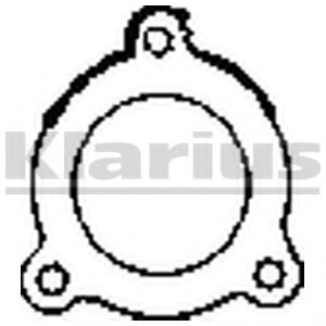 Прокладка, труба выхлопного газа KLARIUS 410704