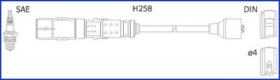 Комплект проводов зажигания HITACHI 134780