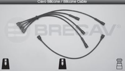 Комплект проводов зажигания BRECAV 12407