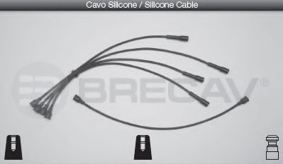 Комплект проводов зажигания BRECAV 14400