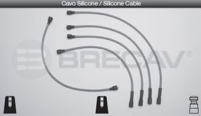 Комплект проводов зажигания BRECAV 15511