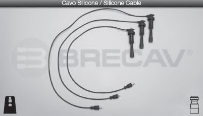 Комплект проводов зажигания BRECAV 28520