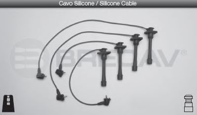 Комплект проводов зажигания BRECAV 33501