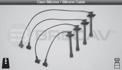 Комплект проводов зажигания BRECAV 33.527