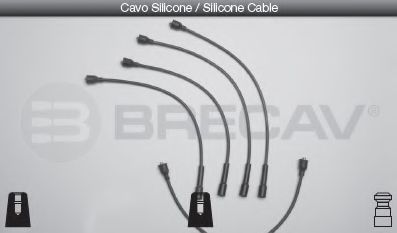 Комплект проводов зажигания BRECAV 41.500