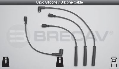 Комплект проводов зажигания BRECAV 44504