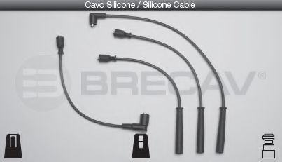 Комплект проводов зажигания BRECAV 46504