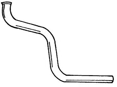Труба выхлопного газа MTS 10790