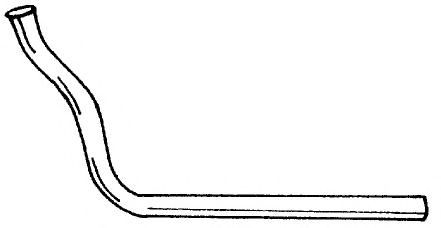 Труба выхлопного газа KLARIUS 120158