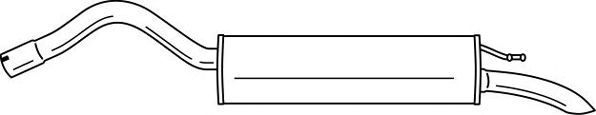 Глушитель выхлопных газов конечный SIGAM 42607