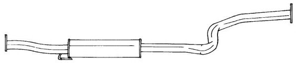 Средний глушитель выхлопных газов SIGAM 65410