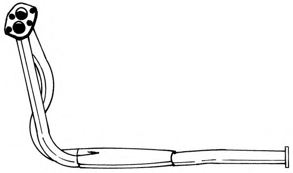 Труба выхлопного газа SIGAM 72106